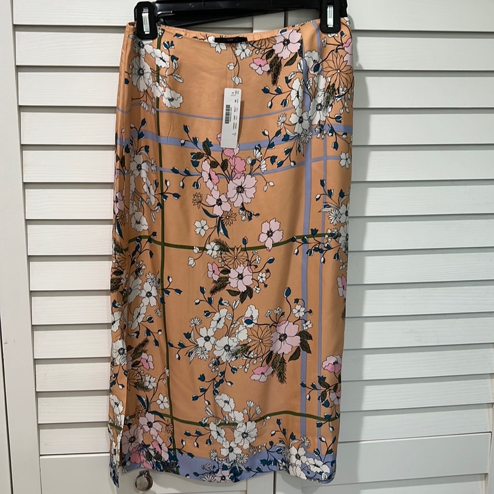 NWT JCREW silk pencil skirt